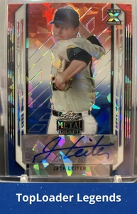 2021 Leaf Metal Draft #BA-JL1 Jack Leiter RWB Crystals - Picture 1 of 2
