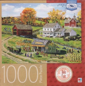 Bob Fair MB Puzzle Vogelscheuche Farm Stand Neu im Karton - Bild 1 von 1