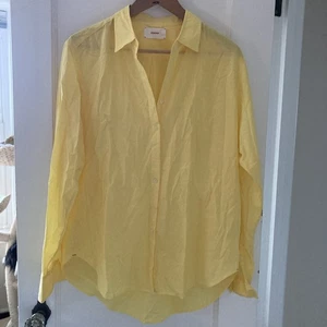 Xirena Damenbluse gelb Baumwolle Knopfleiste Größe Small - Bild 1 von 5