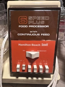 Parts for Hamilton Beach Scovill 712-1 Food Processor Continuous Feed - Picture 1 of 75