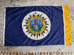 Vintage Nashville Davidson County Tennessee Flagge Wimpelkette NYL GLO Metro 3’x5’ - Bild 1 von 11