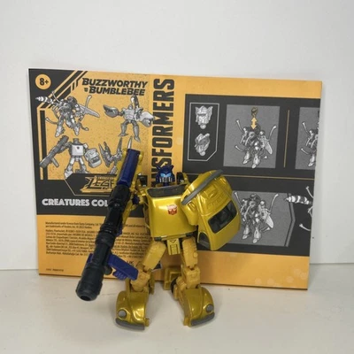 Hasbro Transformers Legacy Buzzworthy Creatures Collide Deluxe Goldbug Complete - Image 1 of 3