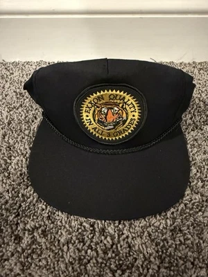 Exxon Quality Tiger - Correa trasera negra - Gorra de camionero vintage ajustable Foto 1 de 4