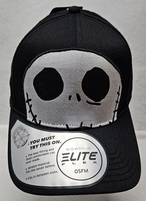 Disney The Nightmare Before Christmas Men’s Jack Skellington Baseball Cap, OSFM - Image 1 of 4