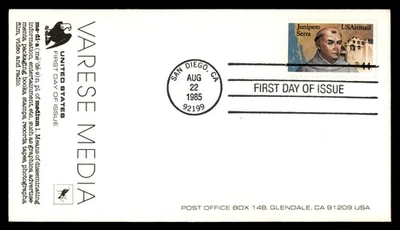 Mayfairstamps US FDC 1985 Junipero Serra and Church First Day Cover aau_49911 - Image 1 of 2