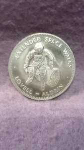 GEMINI X11 ~ 11 DE NOVIEMBRE 1966 ~ CAMINATAS ESPACIALES EXTENDIDAS ~ MEDALLA DE PLATA (33 mm) - Imagen 1 de 2
