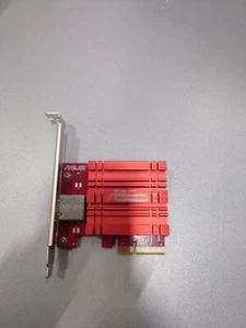 ASUS XG-C100C V2 10G PCI-E Network Adapter Used Working - Afbeelding 1 van 11