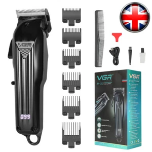 Professional Cordless Hair Clippers Trimmer Kit Men Cutting Machine Salon Barber - Picture 1 of 22