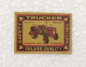 Coincidencias de seguridad originales vintage de camionero etiquetas de calidad de lujo colecciones - Imagen 1 de 4
