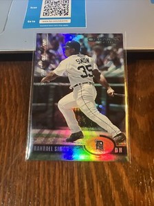 Randall Simon 2003 Donruss Season Stat Line #131 /82 SSP Detroit Tigers NM-MT