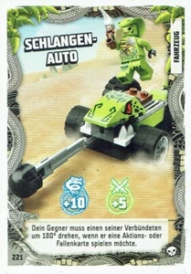 Lego Ninjago Series 6 The Island TCG Card No. 221 Snake Car - Picture 1 of 1