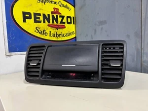 2005-2009 SUBARU LEGACY OUTBACK CENTER DASH TRIM BEZEL VENT CLOCK STORAGE 4325 - Picture 1 of 4