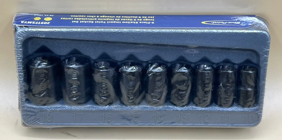 NEW BLUE-POINT TOOLS 3/8" DRIVE METRIC SHALLOW TWIST IMPACT SOCKET S (MVP028924) - Image 1 of 3