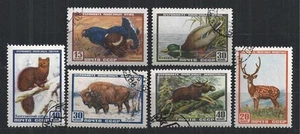 Soviet Union USSR 1957 Minr : 1924 - 1929 Used With Gum Animals Fauna Wwf - Picture 1 of 1