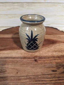 Mahon Keramik Steingut Miniatur Topf/Krug, Steingut, Ananas Design, gemarkt - Bild 1 von 6