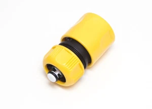 Hozelock Compatible Yellow Hose To Quick Fit Female Fix Auto Stop Pack Of 96 - Imagen 1 de 1