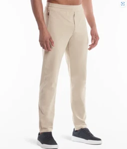 Public Rec Pants Men 40 X 34 Gamechanger Rec Pants Taupe Sweatpants Joggers Gym - Picture 1 of 9