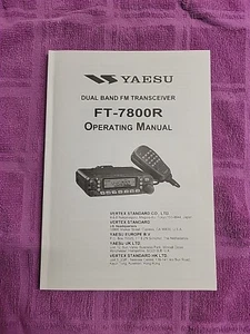 FT-7800 Original Bedienungsanleitung sehr schön - Bild 1 von 2