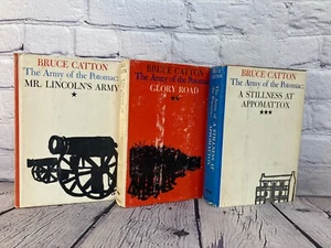 Bruce Catton THE ARMY OF THE POTOMAC Civil War Trilogy HB Set/3 DUST JCTS - Imagen 1 de 18