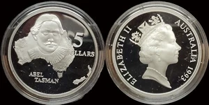 Australia 1993 Abel Tasman 35.79g Sterling Silver Proof Coin - Picture 1 of 1