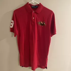 Polo Ralph Lauren Mens White Triple Pony #3 Short Sleeve Polo Shirt Size S - Picture 1 of 10