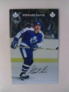 1981-82-TORONTO MAPLE LEAFS-#17-Stewart Gavin POSTCARD,