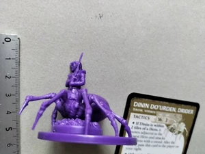 DRIDER DININ DO'URDEN MINIATURE+ENGLISH CARDS/D&D THE LEGEND OF DRIZZT/G524 - Imagen 1 de 1