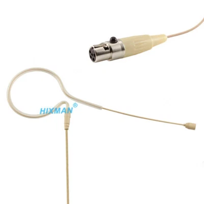 HIXMAN EM1-SM Beige Earset Single Headset Mic For Lectrosonics SM LM UM Series - Image 1 of 4
