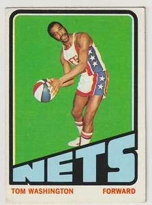 1972-73 Topps ABA Tom Washington Card #240 New York Nets Cheyney State - Picture 1 of 2
