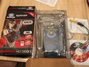 Sapphire ATI Radeon HD 3650 256mb ddr2, NEW - Picture 1 of 9