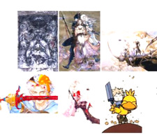Final Fantasy Yoshitaka Amano Postcard Set 6-Pack B FF Dark Side From Japan