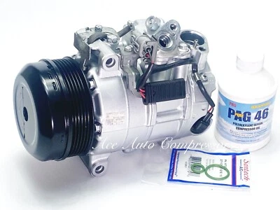 2012-2015 Mercedes Benz C250 / SLK250 Reman A/C Compressor One Year  Wrty. - Image 1 of 3
