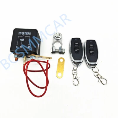 Remote Control Car Battery Disconnect Power Cut Off Master Kill Switch Isolator Foto 1 de 4