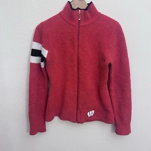 Wisconsin Badgers “Kashwere U” Women’s Zip Up Sweater Size Medium  - Picture 1 of 5