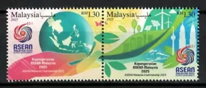 Malasia 2025 Malasia ASEAN Presidencia completa 2V mnh - Imagen 1 de 2
