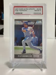 1991 Fleer Ultra Update Ivan Rodriguez #U-58 Graded 9 RC - Picture 1 of 1