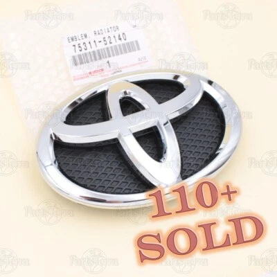 7531152140 New Genuine 07-11 Toyota Front Radiator Grille Emblem Yaris Hatchback - Image 1 of 4