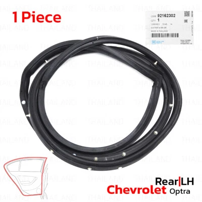 Fits Chevrolet Optra Sedan 2008 - '13 Rear Left Door Rubber Seal Weatherstrip Foto 1 de 4