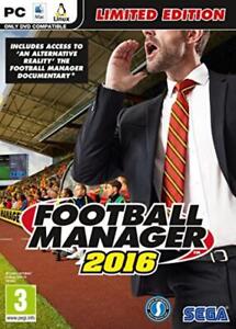 Football Manager 2016 (PC 2015) Video Game Reuse Reduce Recycle Amazing Value