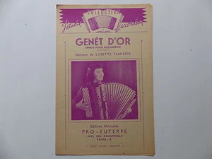 Partition Genêt d'or tango pour accordéon LINETTE TAMISIER - Imagen 1 de 1