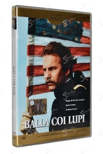 Balla coi Lupi DVD 1990 Dances With Wolves Kevin Costner Editoriale Buono - Picture 1 of 5