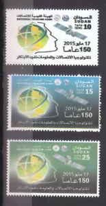 Juego de estampillas sudan 2015 itu día mundial de las telecomunicaciones sin montar o nunca montado # 51 - Imagen 1 de 2