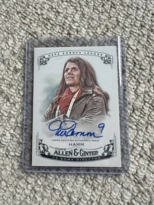MIA HAMM On Card Auto 2023/24 TOPPS Allen & Ginter Famous Roma Director UEFA UCC - Picture 1 of 2