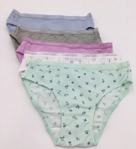 Calvin Klein Girls’ 5pack Bikini Underwear, Multi, Small(5-6) - Picture 1 of 2