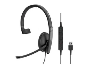 EPOS Sennheiser ADAPT SC 130 USB Mono Headband Computer Headset in Black 508314 - Picture 1 of 3