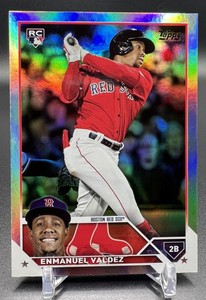 2023 Topps Update Rainbow Foil Enmanuel Valdez RC Boston Red Sox US310