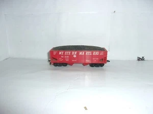 D6 (HO) Vintage Marx Western Maryland 70018 aperto 2 baie tramoggia carbone - Foto 1 di 6