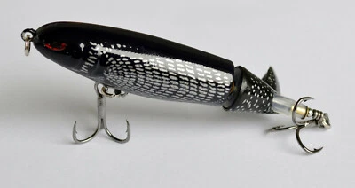 2xWhopper Plopper 9 cm 13g Topwater Angelköder Künstlicher Köder(Schwartz) - Bild 1 von 4