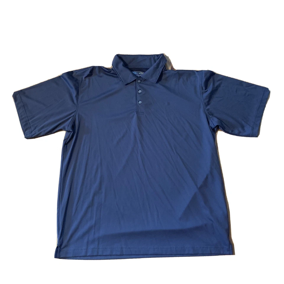 Pebble Beach Performance Men's Polo Shirt Size XL Gray Grey Golf Athletic - Image 1 of 4