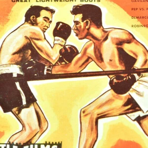 Boxing-Sugar Ray Robinson vs. Olson-Kid Gavilan v. Cartier-Pep vs Perez-Super 8 - Foto 1 di 4